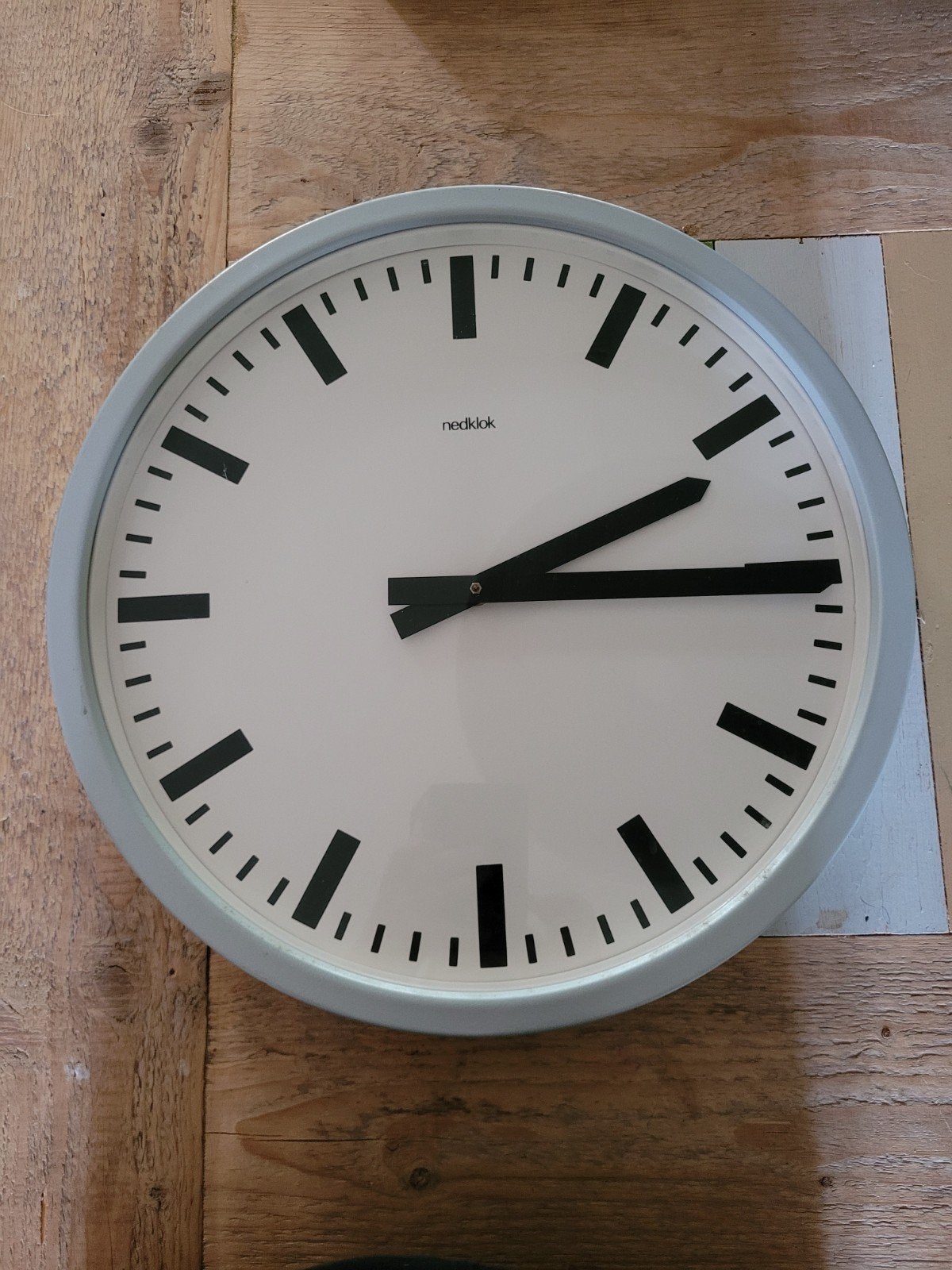 Nedklok, elektrische wandklok, Ophalen of Verzenden, Retro, Overige merken, Wandklok