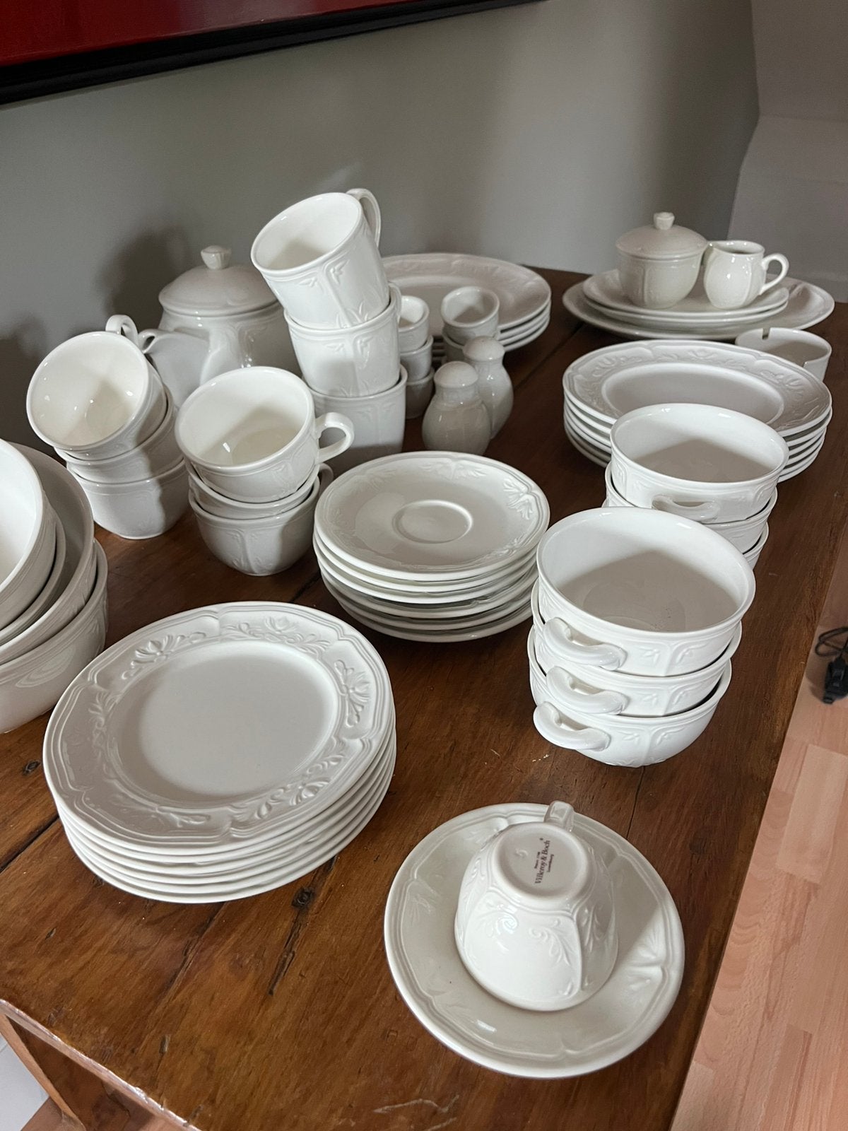 Servies Villeroy & Boch Cortina, Ophalen, Porselein, Overige stijlen, Bord(en)