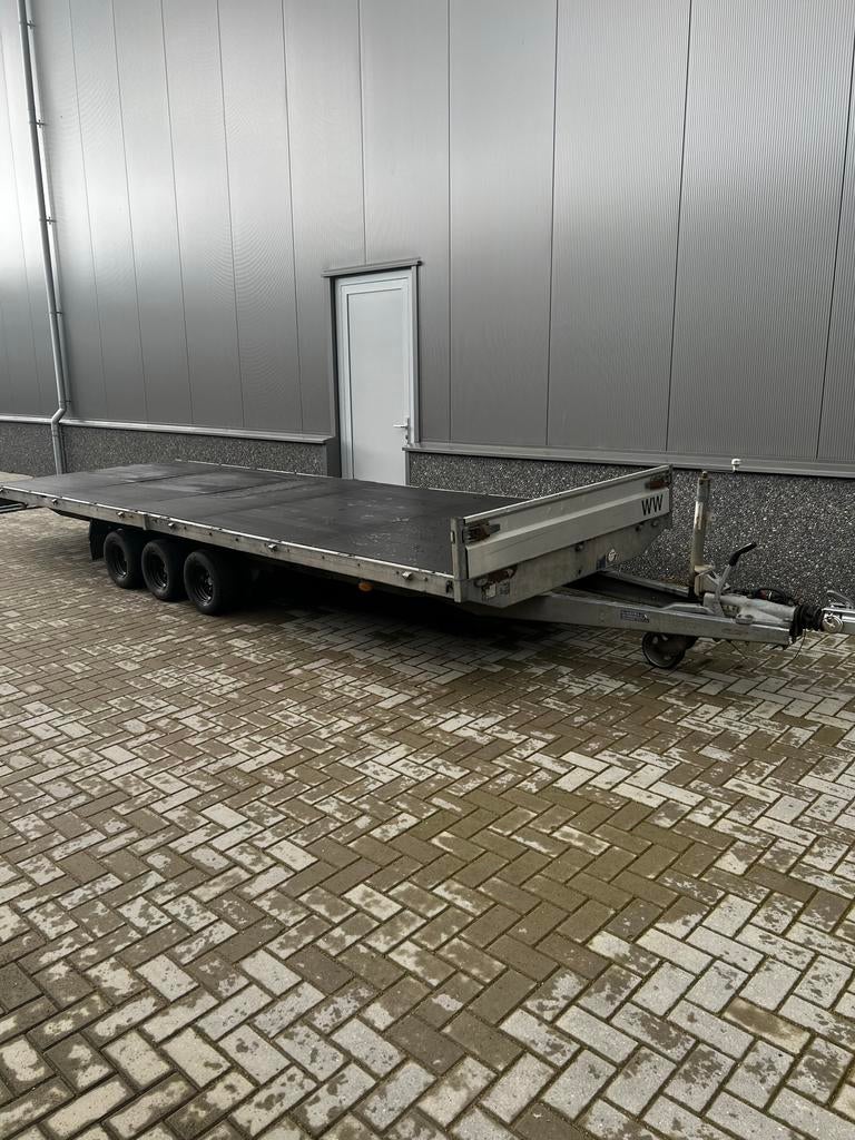 Hapert 6x2m 3500 kg 3-Asser Aanhanger, Ophalen