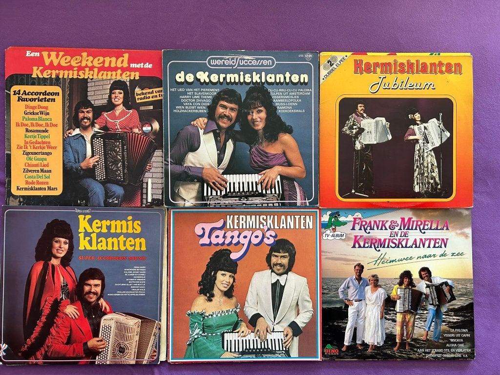 39 LP's De Kermisklanten (ook per stuk te koop), Cd's en Dvd's, Vinyl | Nederlandstalig, LP, Gebruikt, Ophalen of Verzenden, Levenslied of Smartlap