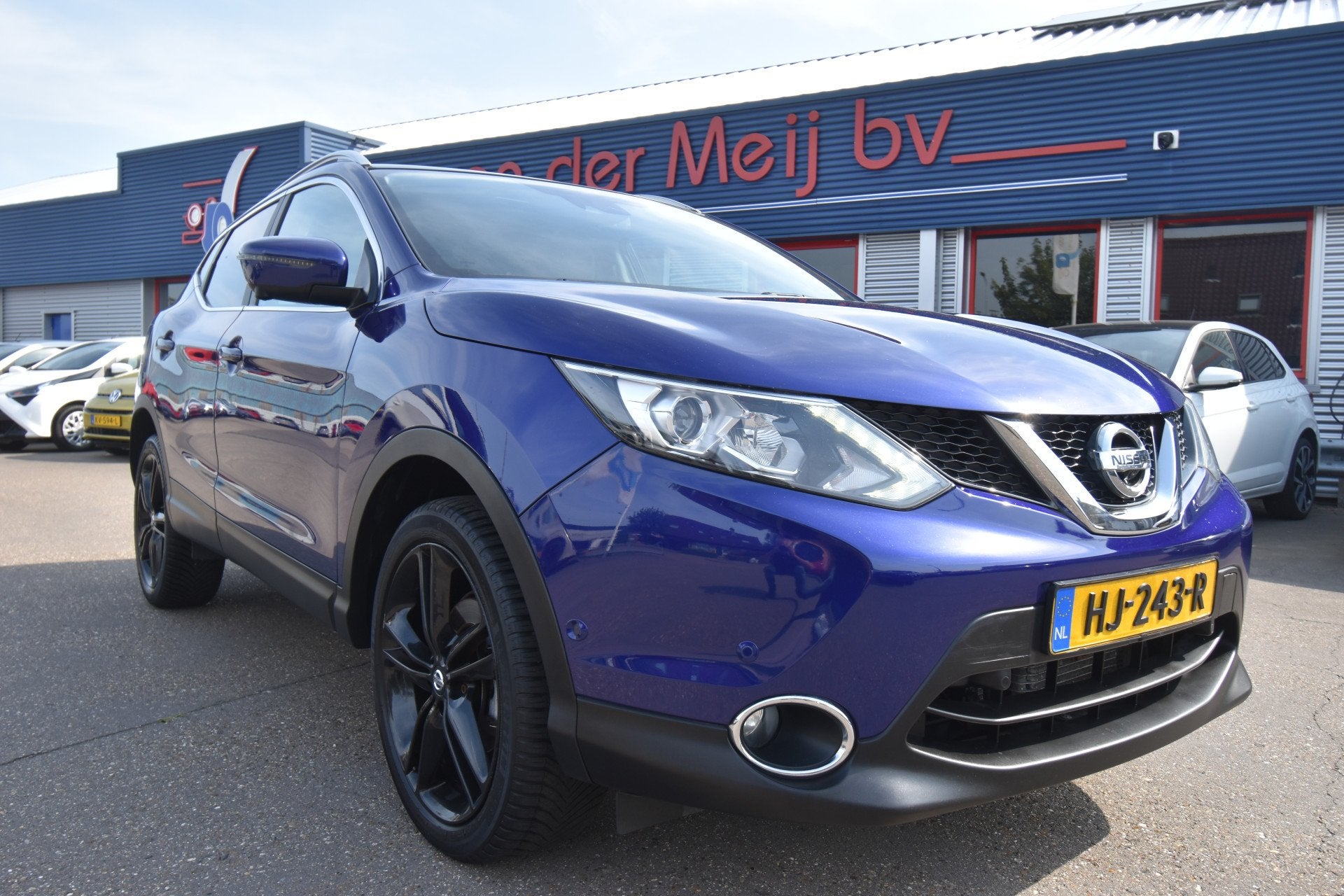 Nissan QASHQAI 1.6 dCi Tekna , L BEKL , V ST VERW , NAVI , P, Auto's, 1380 kg, 4 cilinders, Blauw, Bedrijf