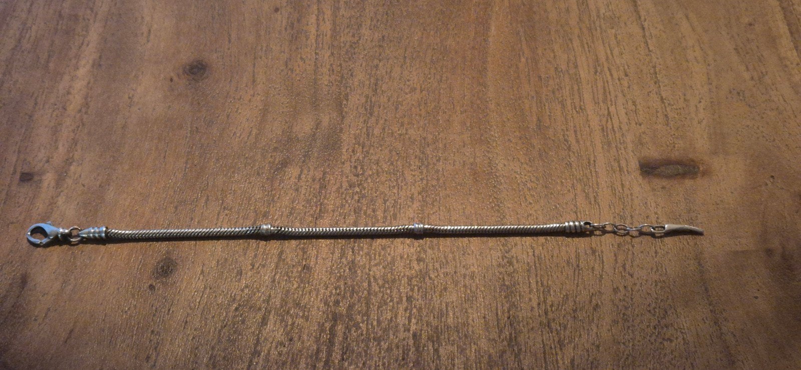 925 Sterling Zilveren Bacio/ pandorra Armband, Gebruikt, Ophalen of Verzenden, Met bedels of kralen, Zilver