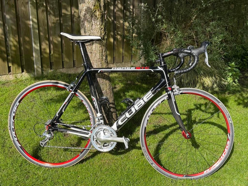 Cube Agree GTC Racefiets - Carbon, Shimano Ultegra 3x10, Fietsen en Brommers, 28 inch, Gebruikt, Velgrem, 56 cm of meer