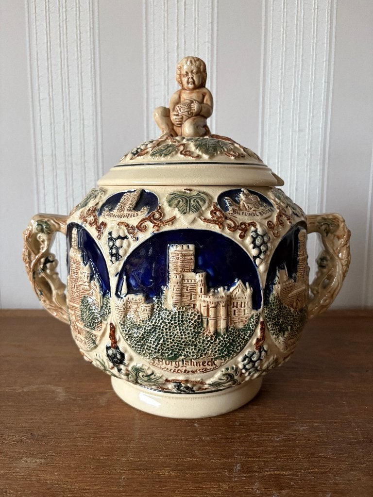 Vintage Gerz Bowle / Punchpot 4L – Rheinburgen, Antiek en Kunst, Ophalen of Verzenden