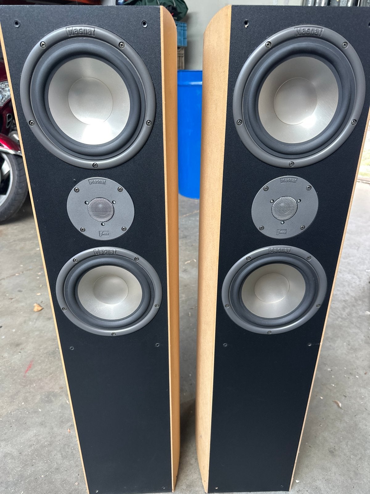 Magnat Vintage 420 Vloerstaande Speakers - 160/280W, Ophalen, Gebruikt, Magnat, 120 watt of meer