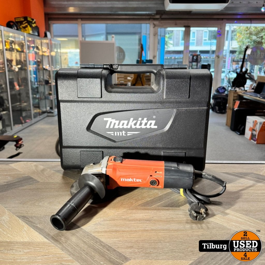 Makita M9503RK Haakse slijper | In koffer met garantie, Flex Ltd., Gebruikt, https://flex.com/contact-us, Nobelstraat 10, 5807 GA Oostrum