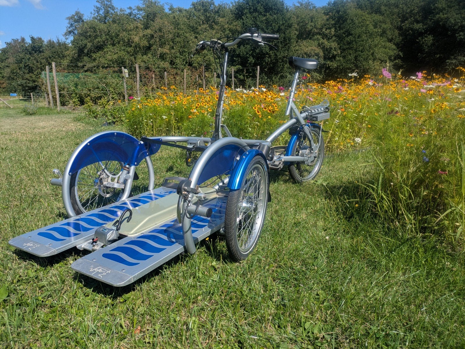Van Raam VeloPlus 2 elektrische rolstoelfiets – nieuwe accus, Ophalen, Gebruikt, Schijfrem, Van Raam