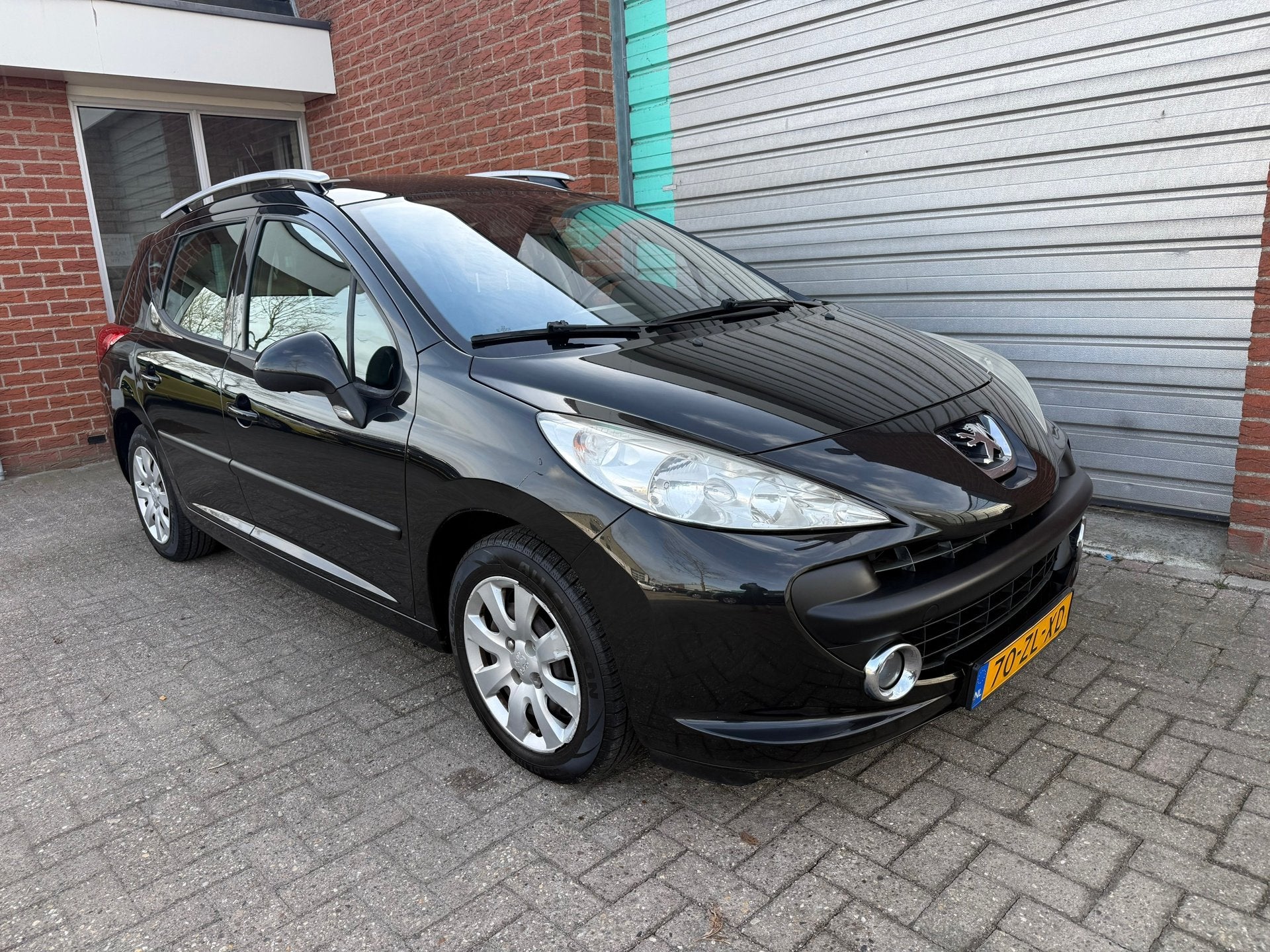 Peugeot 207 SW 1.6 VTi XS Clima Bj:2008 NAP!, Voorwielaandrijving, Gebruikt, 4 cilinders, Zwart