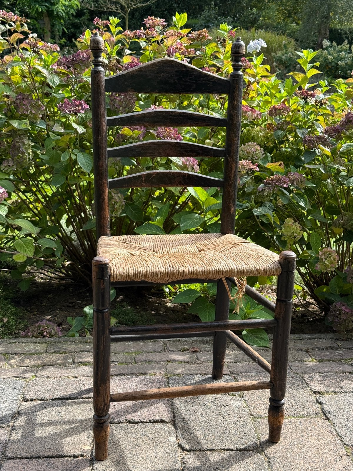 Oude vintage stoel, Ophalen