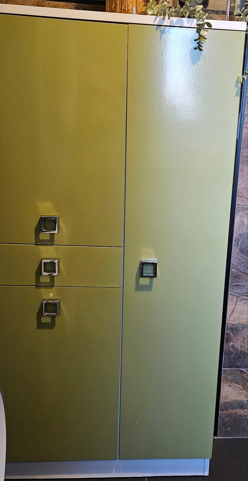 Vintage,retro kast met 1 en 3 deuren, Huis en Inrichting, Kasten | Kledingkasten, Ophalen, Gebruikt, 100 tot 150 cm, 50 tot 100 cm
