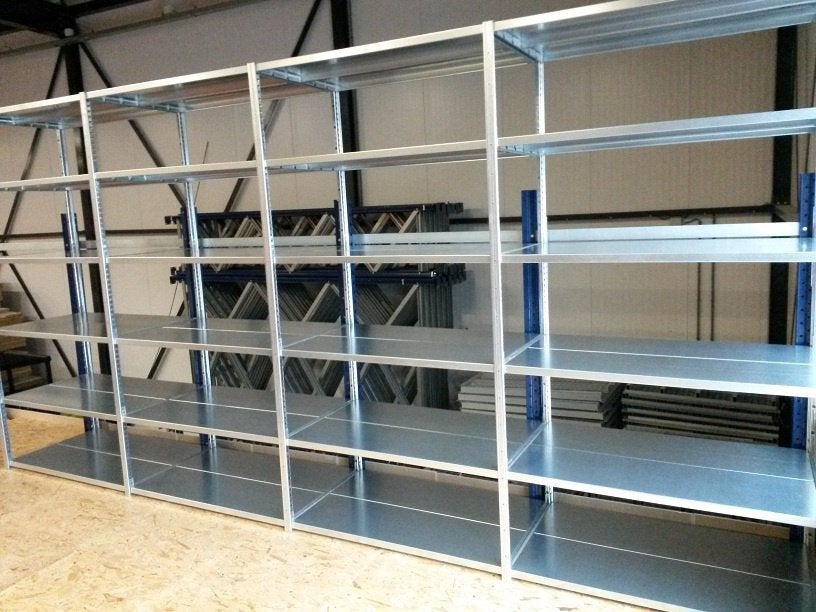 Stevige Professionele GS-3 Legbordstelling Opslag Stelling, Huis en Inrichting, Kasten | Stellingkasten, Gebruikt, GS-3, Info@bedrijfsinrichtingnederland.nl