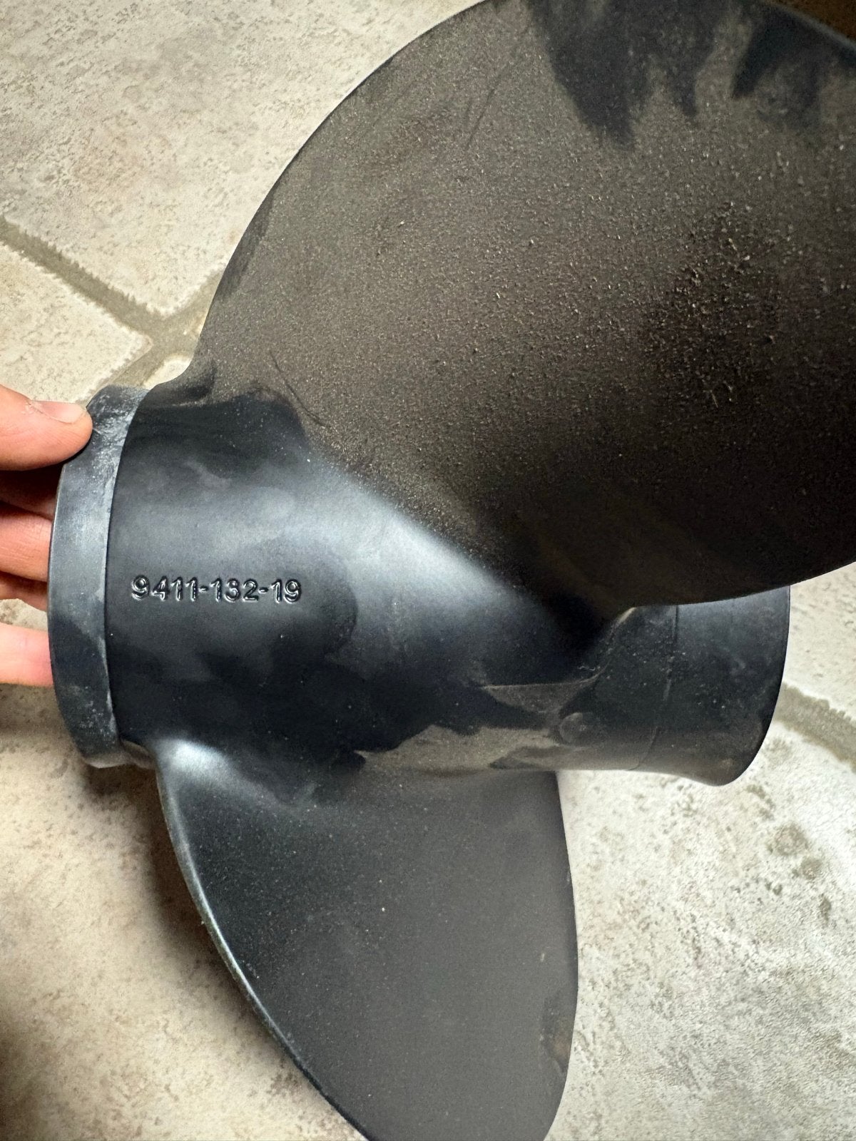 Propeller Alu 13,2 x 19R, Rubex 9411-132-19, Watersport en Boten, Ophalen of Verzenden, Zo goed als nieuw, Motor en Techniek, Motorboot