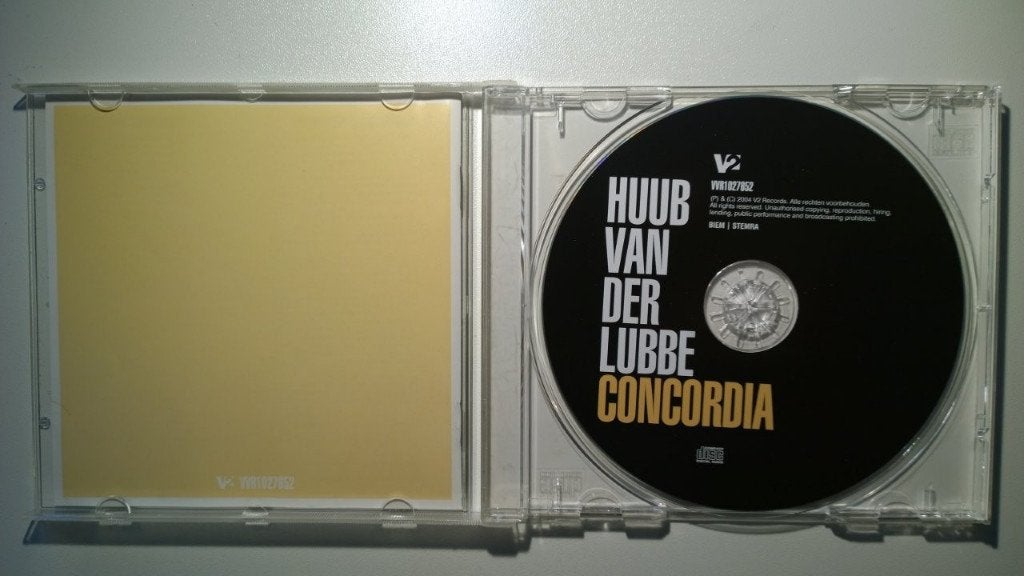Huub van der Lubbe - Concordia, Ophalen of Verzenden, Zo goed als nieuw, Pop, Album