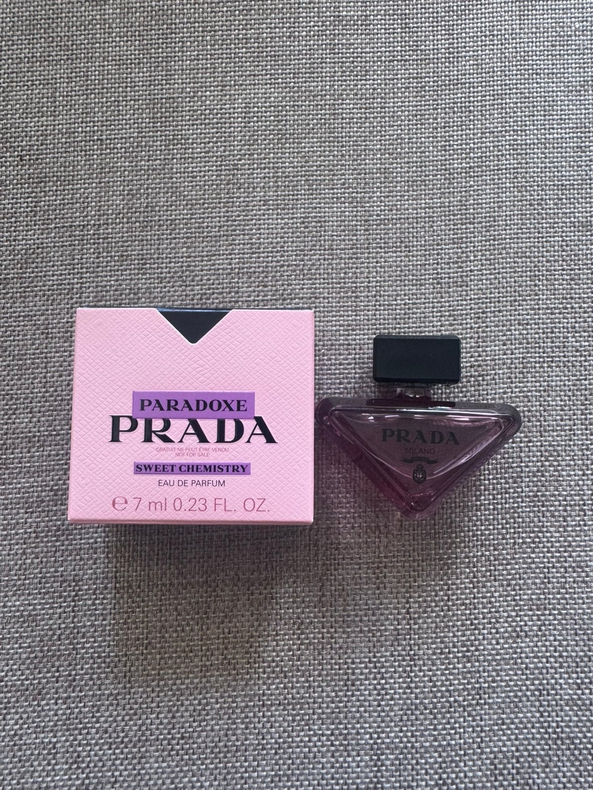 Prada Paradoxe Sweet chemistry eau de parfum 7 ml miniatuur, Verzamelen, Verzenden, Nieuw, Miniatuur, Gevuld