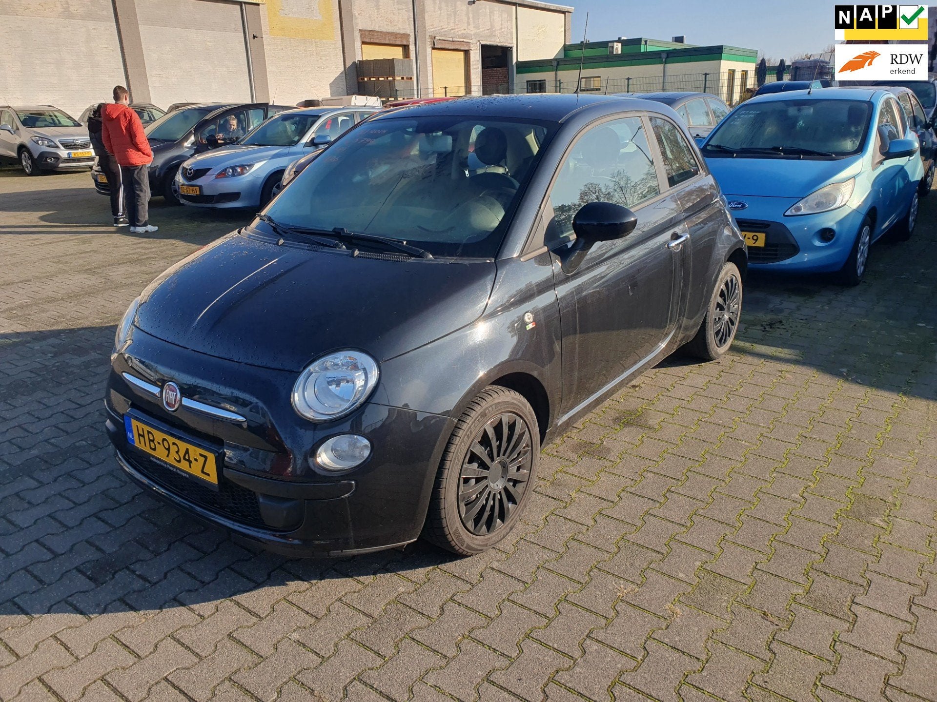 Fiat 500 Fiat 500 1.0 TwinAir Pop, Voorwielaandrijving, Stof, Gebruikt, 840 kg