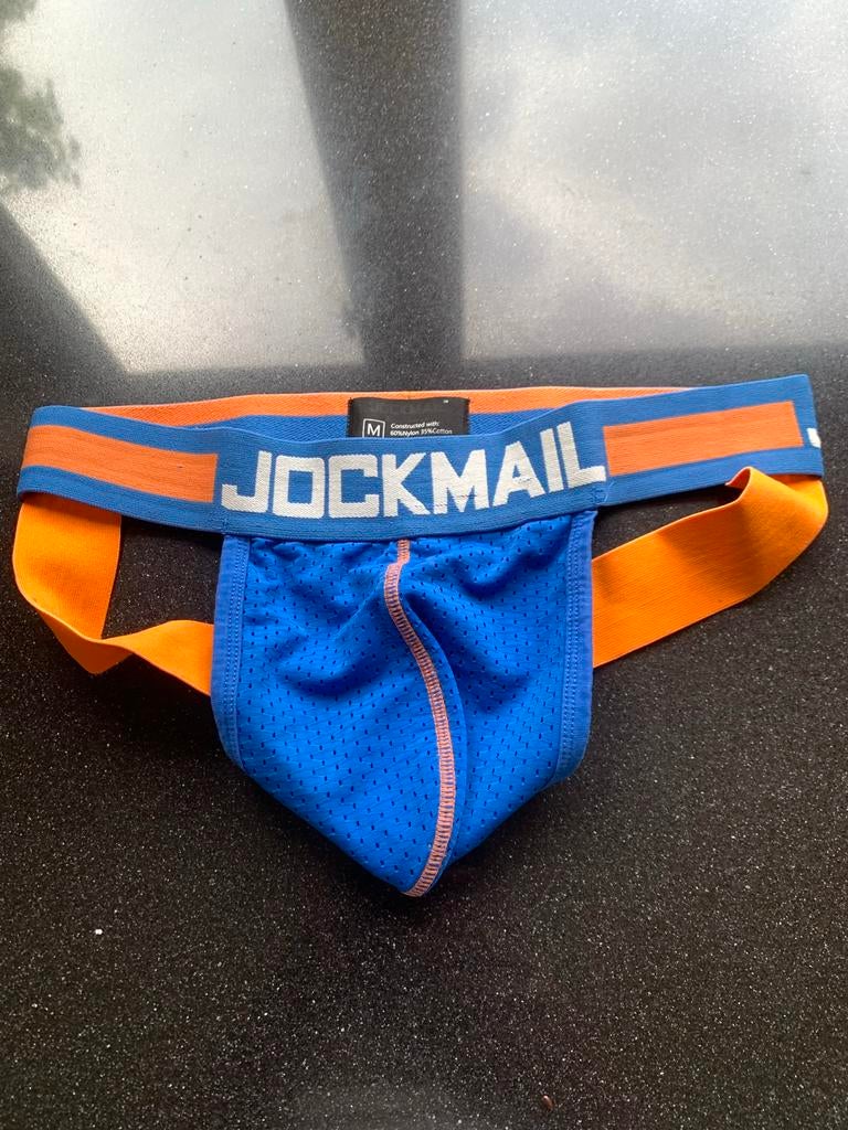 Jockmail jockstrap maat M, Ophalen of Verzenden, Blauw, Overige typen