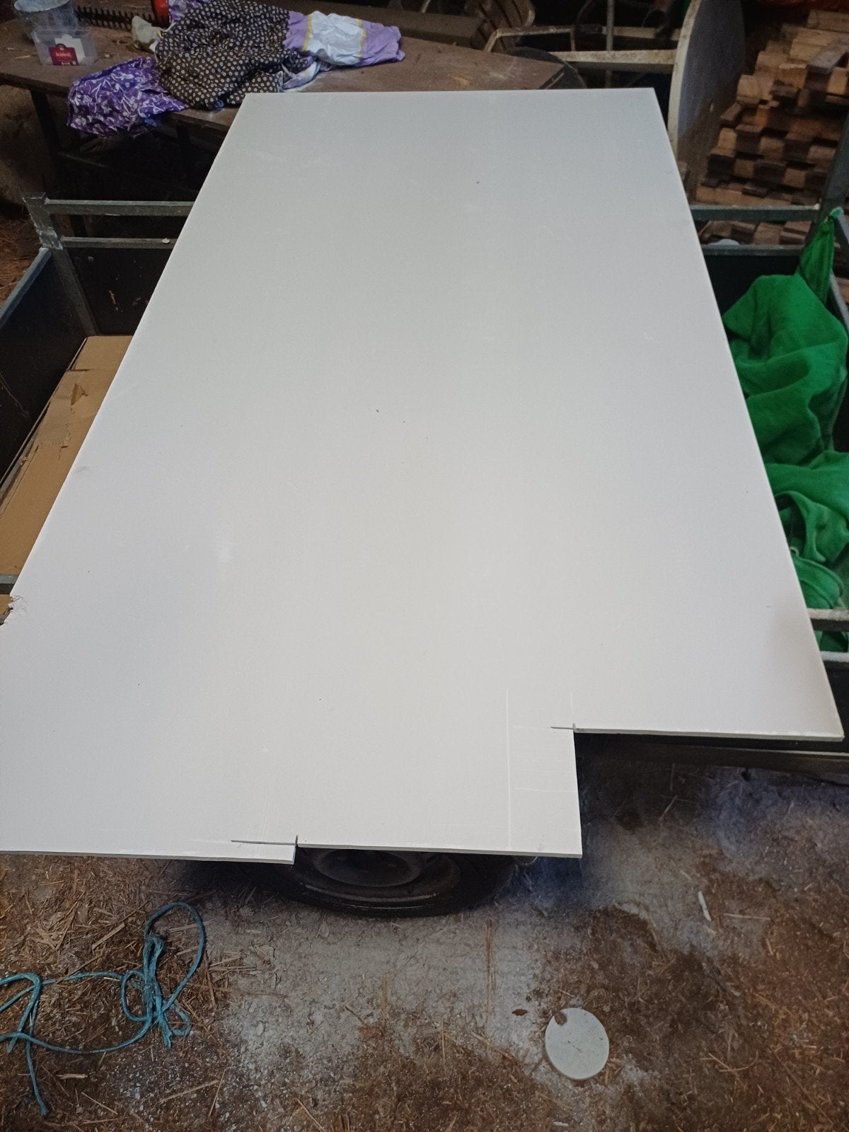 Promatec plaat 210 x 120 cm, Ophalen, Gebruikt, Overige materialen, Minder dan 20 mm
