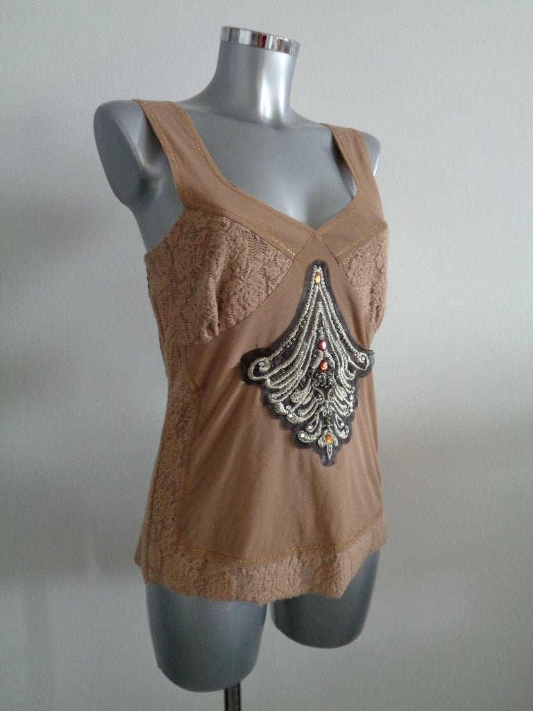La Strada design by Sievers top, medium Nieuw kaartjes, Maat 38/40 (M), Bruin, Verzenden, Nieuw