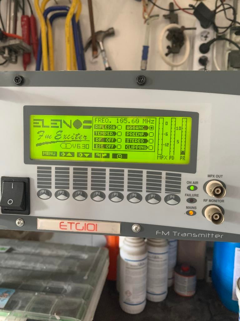 Elenos zender, Telecommunicatie, Zenders en Ontvangers, Ophalen, Gebruikt, Zender
