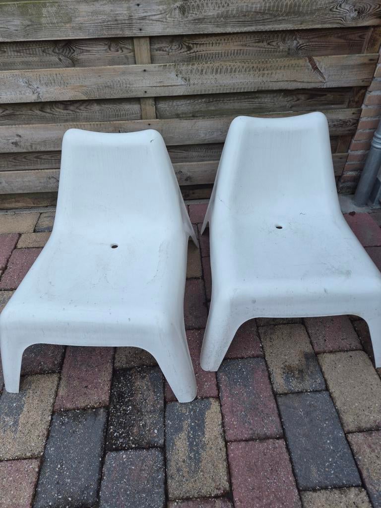 Te koop: ikea tuinstoelen, Ophalen, Gebruikt, Kunststof