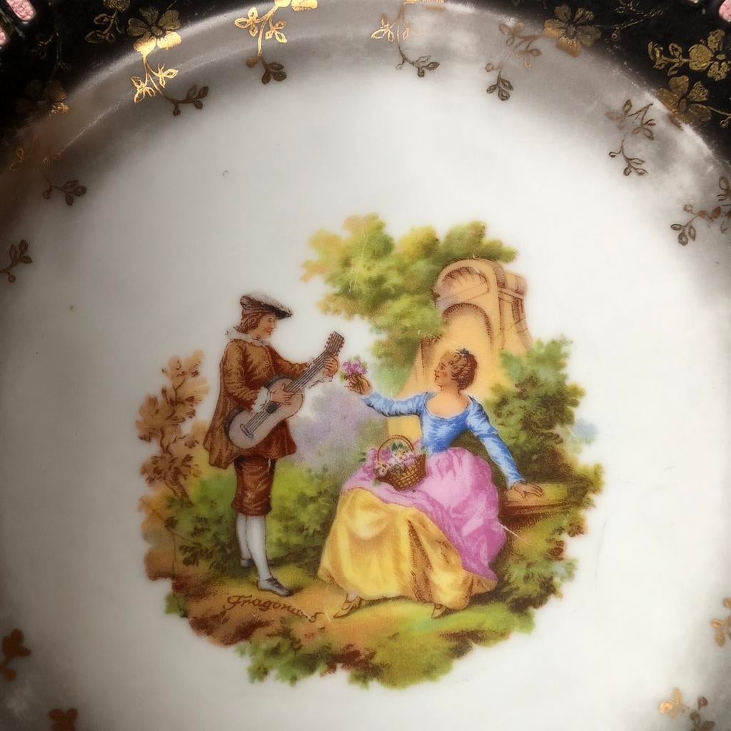 👩‍❤️‍💋‍👨Bavaria bord-liefdestafereel, Antiek en Kunst, Ophalen of Verzenden