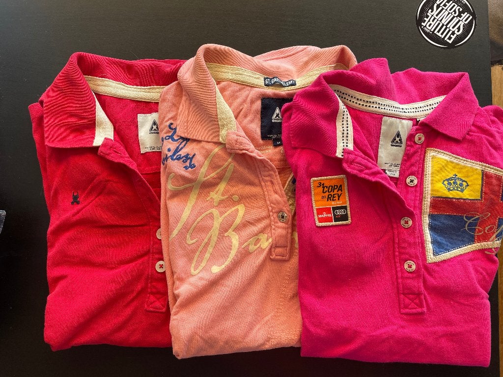 Drie ZGAN polo's Gaastra maat 38/M, Maat 38/40 (M), Gaastra, Blauw, Ophalen of Verzenden