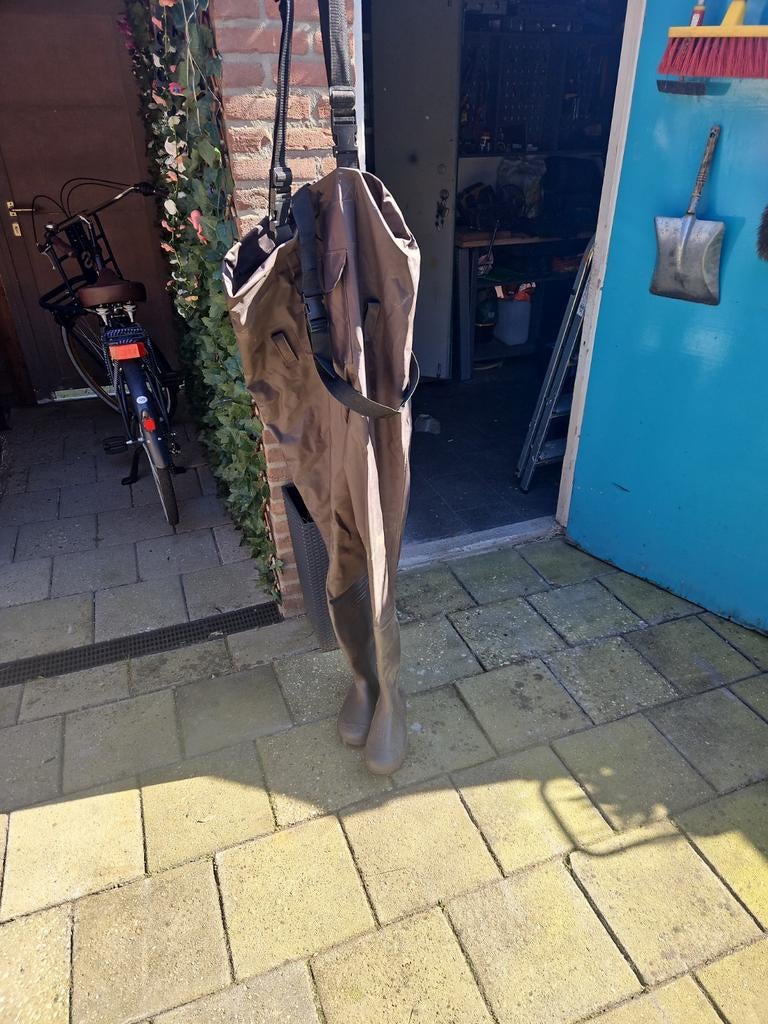 Hoge waadpak voor vissen of werk in water, Ophalen, Gebruikt, Kleding