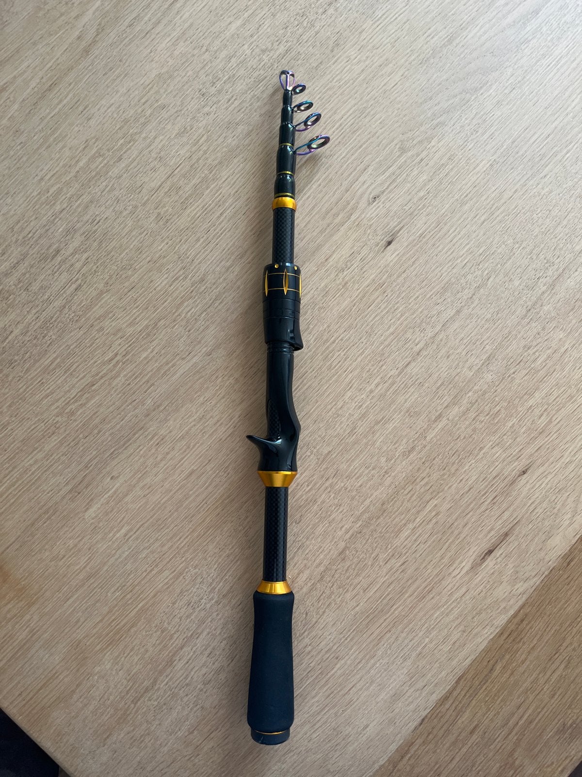 FTK High Crabon Rod reel hengel 1.8M, Watersport en Boten, Ophalen, Zo goed als nieuw, Werphengel