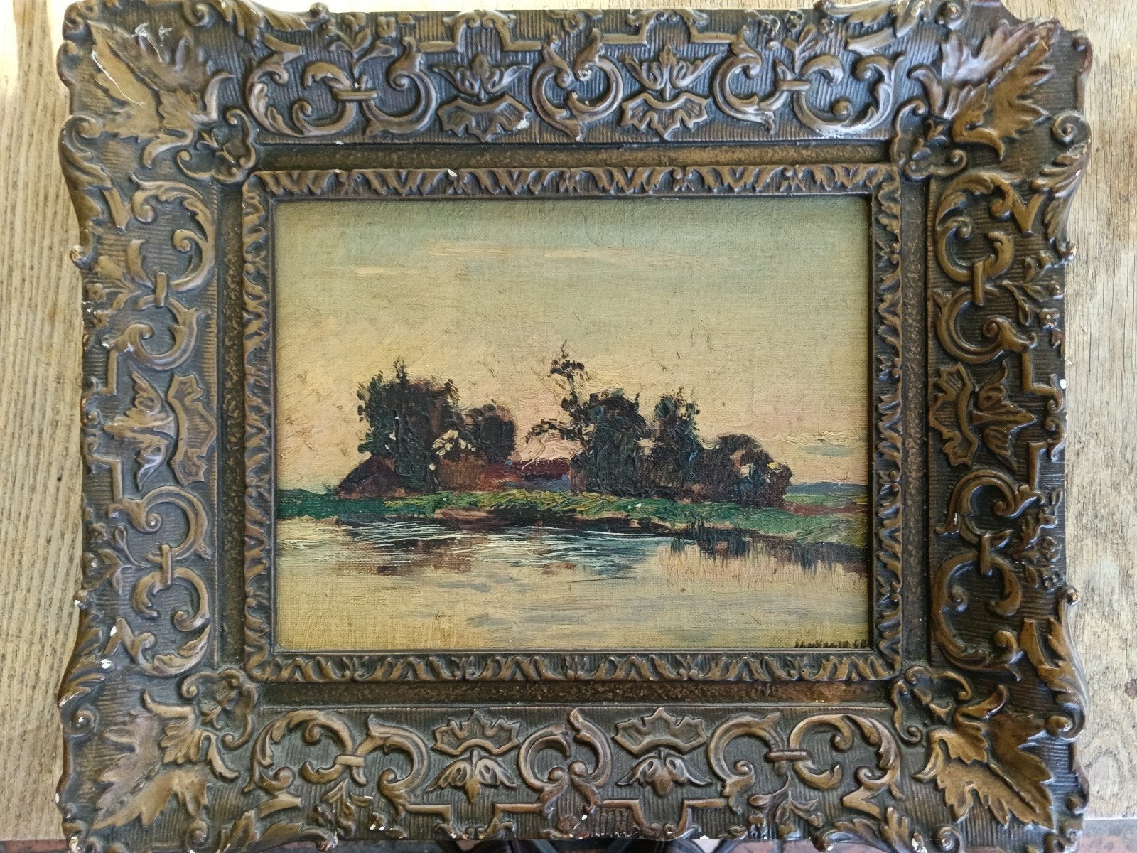 Jan Kagie Sr, Ophalen, Paneel, Gesigneerd, Impressionistisch