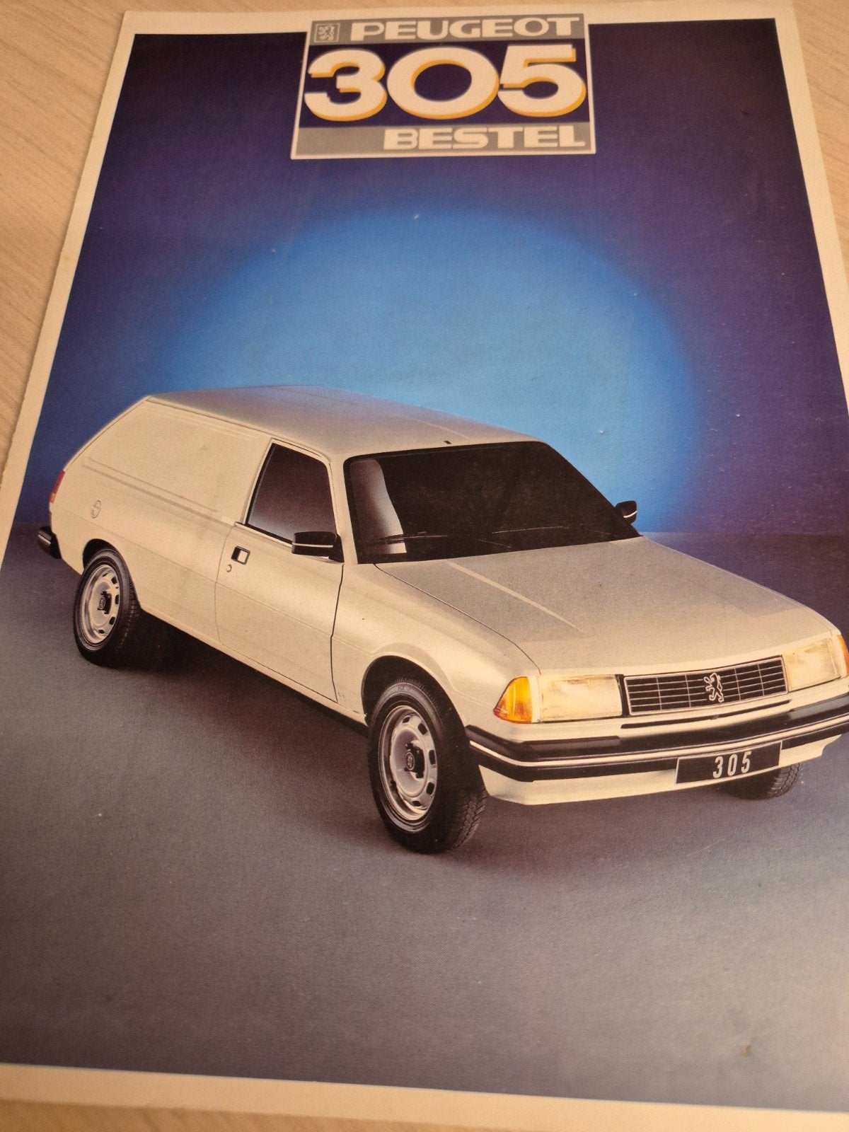 jaren 80 Nederlands Peugeot 305 Phase II bestel folder, Ophalen of Verzenden, Zo goed als nieuw, Peugeot