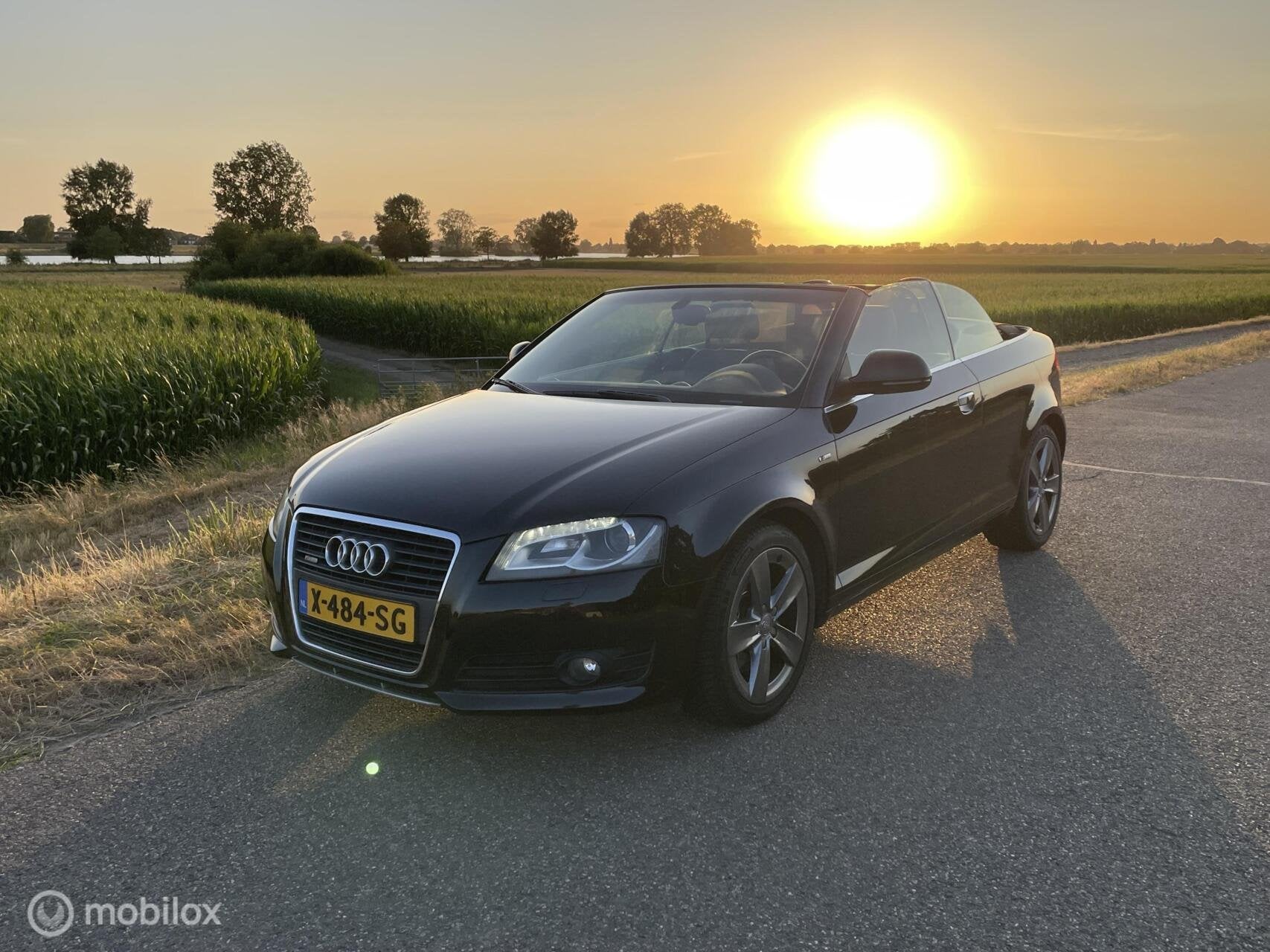 Audi A3 Cabriolet 2.0 TFSI Automaat | AIRCO | Xenon | Leder, Gebruikt, 4 cilinders, 4 stoelen, Zwart