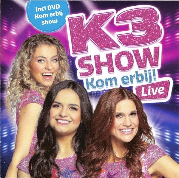 Pop C.D. (2022) K 3 SHOW - Kom Erbij ! LIVE (incl DVD)., Inclusief boekje, Gebruikt, Ophalen of Verzenden, Pop