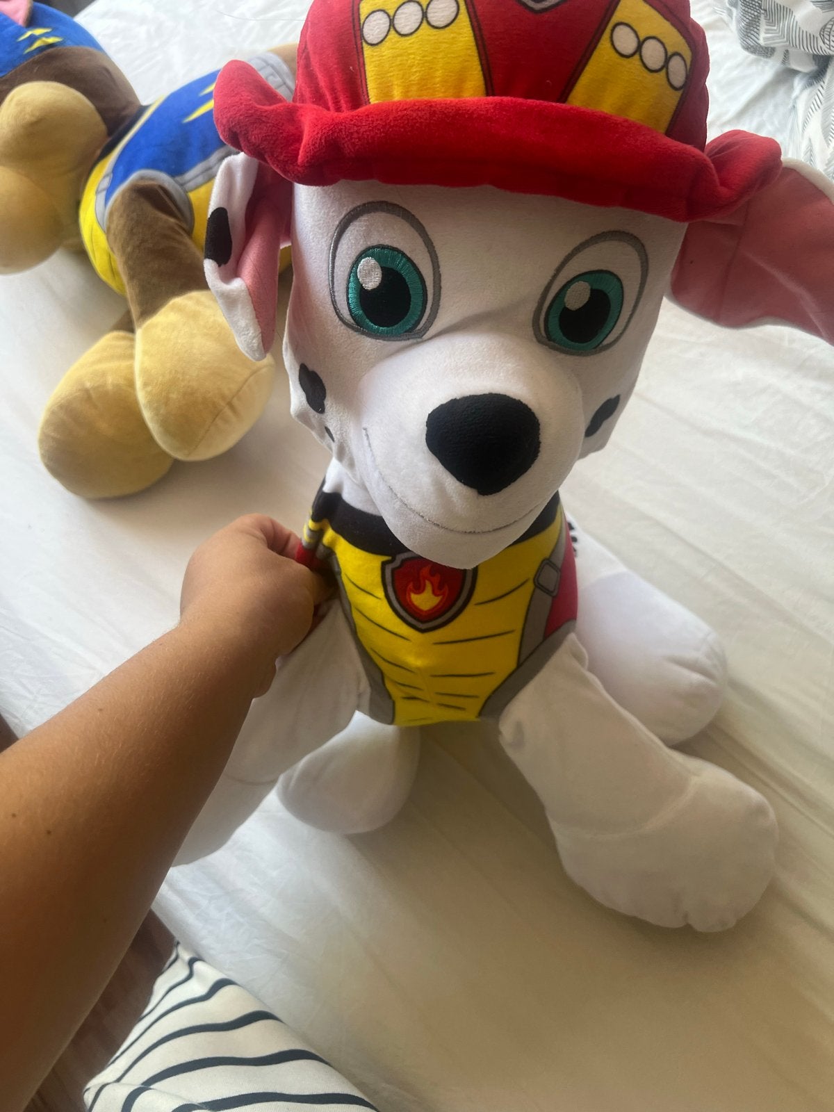 Paw Patrol Marshall knuffel - Zo goed als nieuw, Overige merken, Zo goed als nieuw, Middelgroot (20 tot 80 cm), Meerkleurig