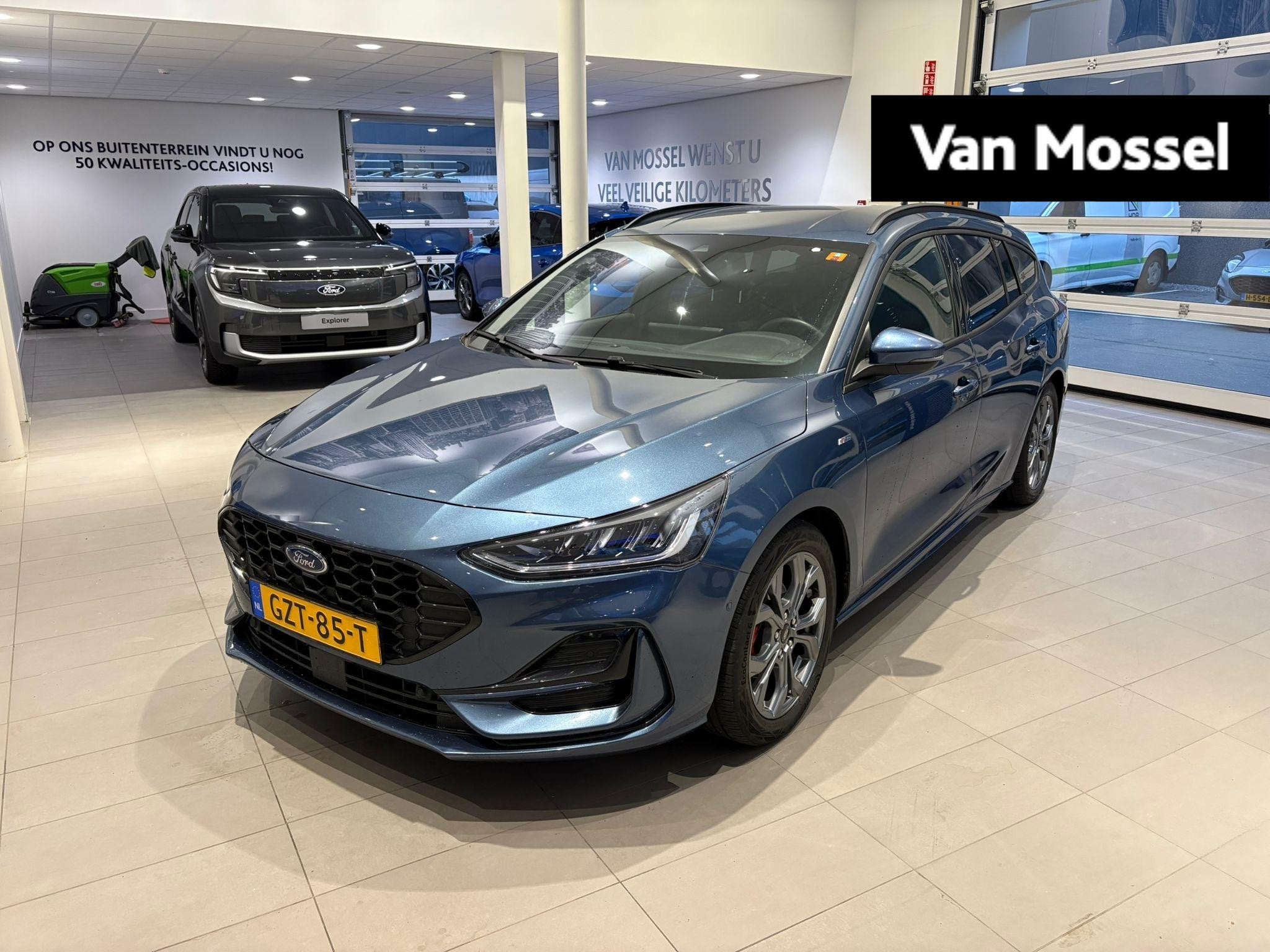 Ford Focus Wagon 1.0 EcoBoost Hybrid ST Line X | TREKHAAK |, 12 maanden, Stof, Gebruikt, Euro 6