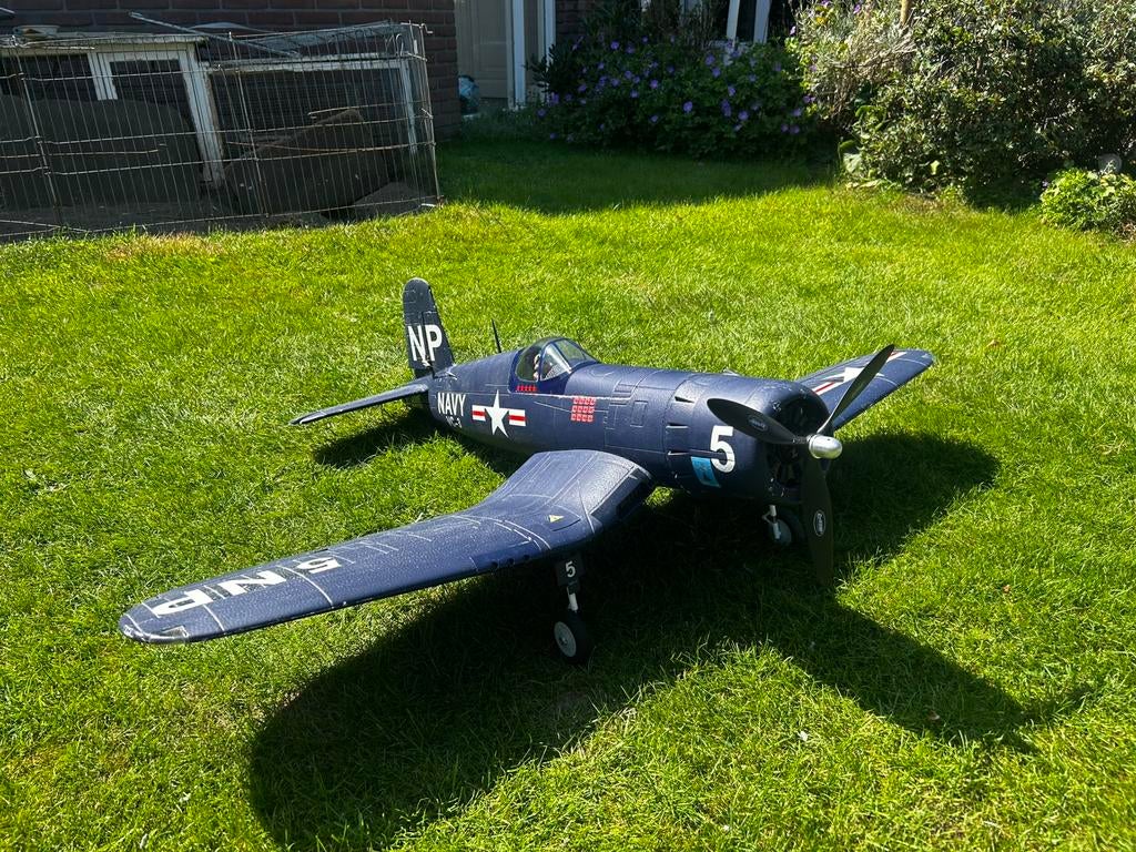 Dynam F4U Corsair V2 afstandbestuurbaar vliegtuig, Hobby en Vrije tijd, Modelbouw | Radiografisch | Vliegtuigen, Ophalen, Nieuw