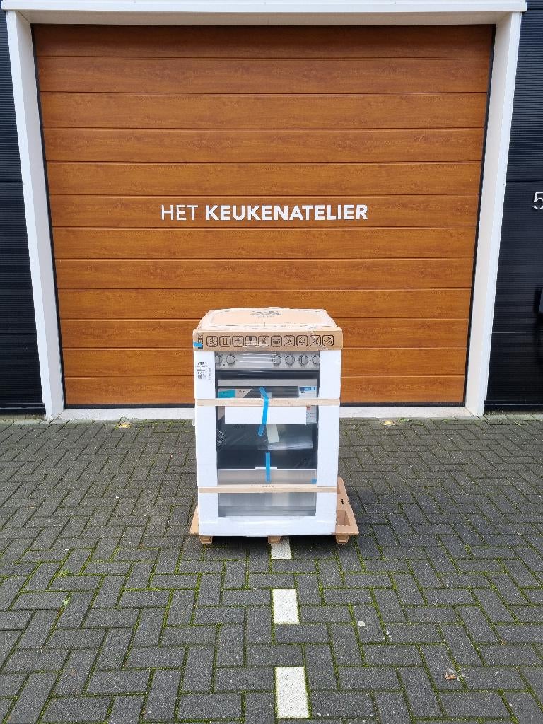 Etna FIV560RVS Inductiefornuis 60 cm - Nieuw!, Witgoed en Apparatuur, Fornuizen, Ophalen, Nieuw, 4 kookzones, Inductie