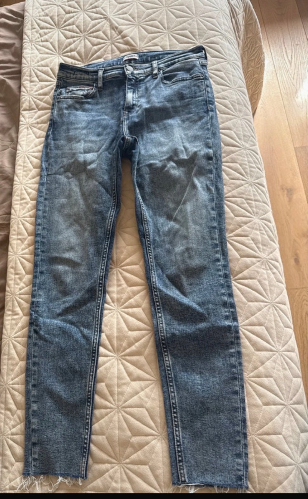Tommy Jeans Nora Mid Rise Skinny 29/32 Jeans, Ophalen of Verzenden, Gedragen, Blauw, Overige jeansmaten