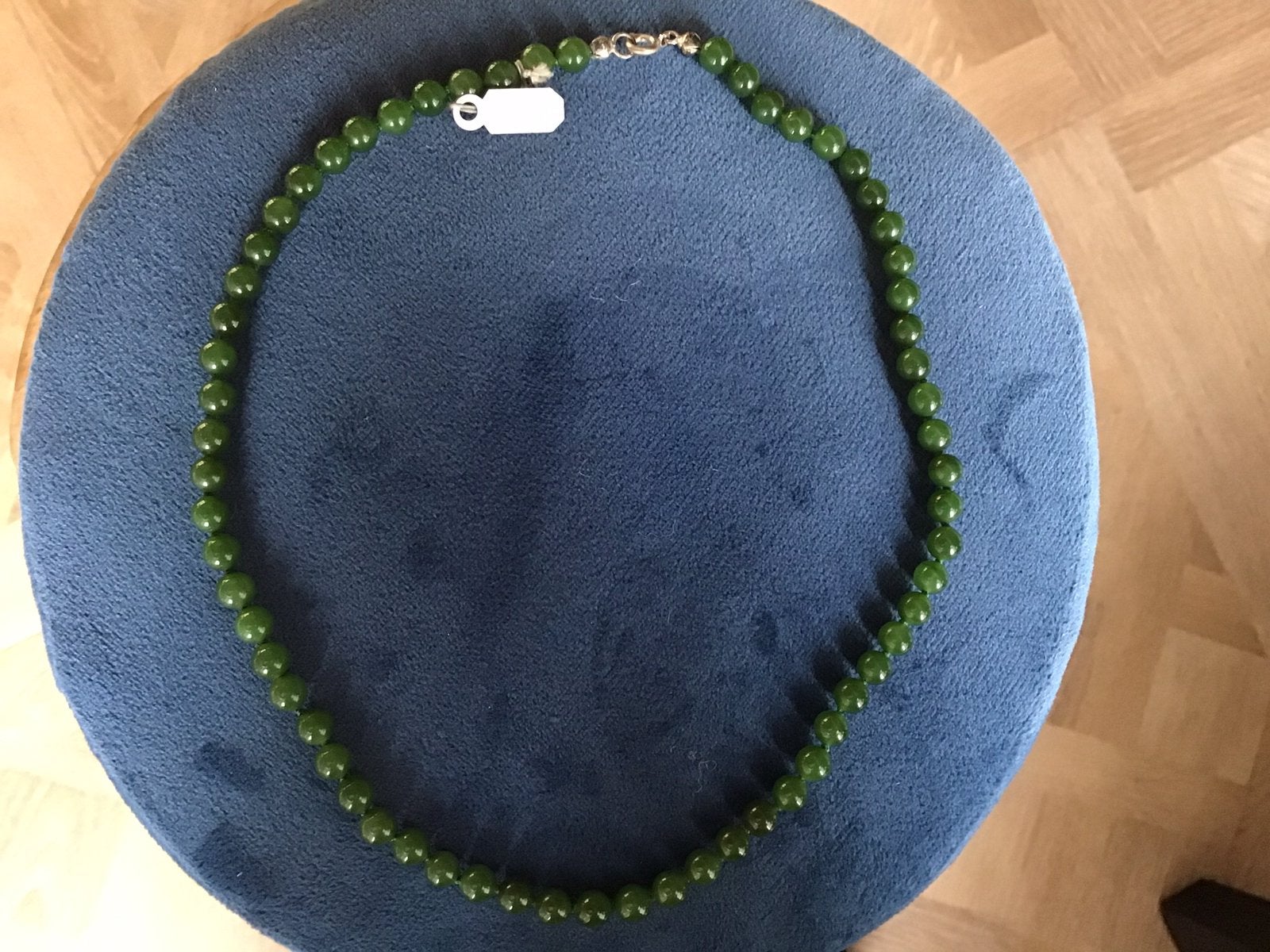 Jade collier,jade ketting 42 cm,groene edelsteen ketting, Ophalen of Verzenden, Nieuw