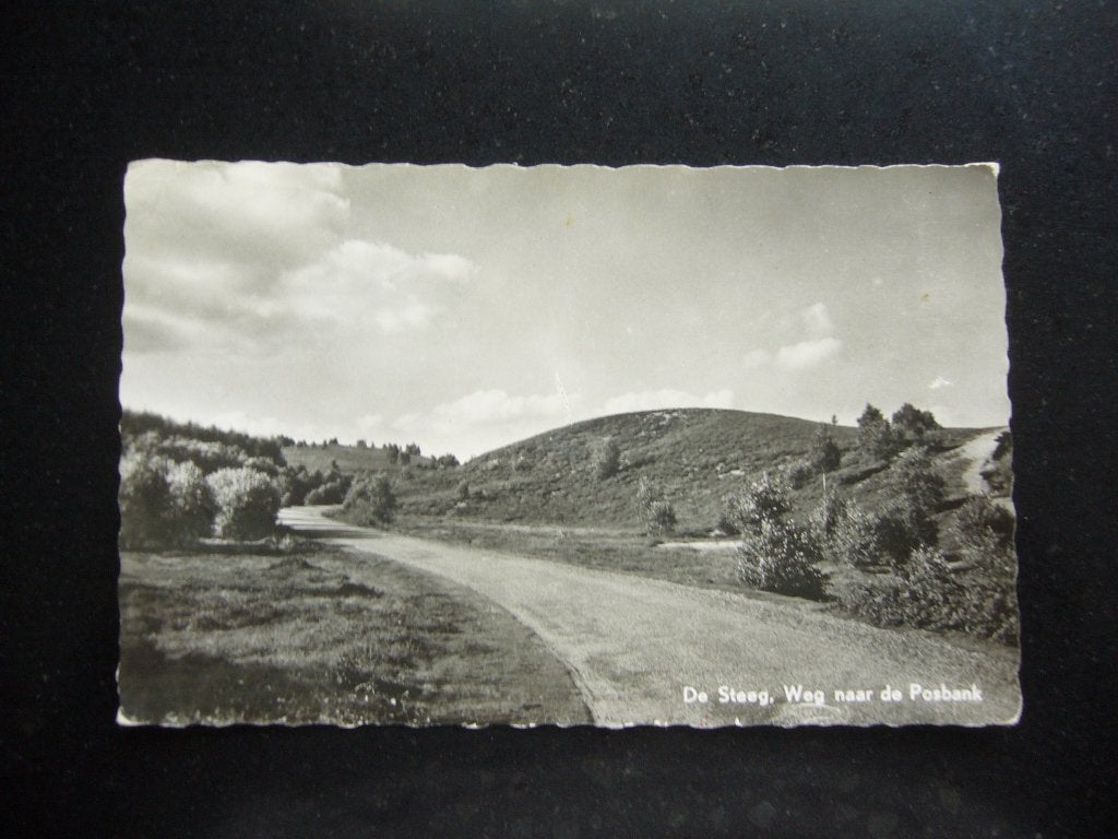 DE STEEG  =  WEG NAAR DE POSBANK, Ophalen of Verzenden, 1940 tot 1960, Gelopen, Gelderland