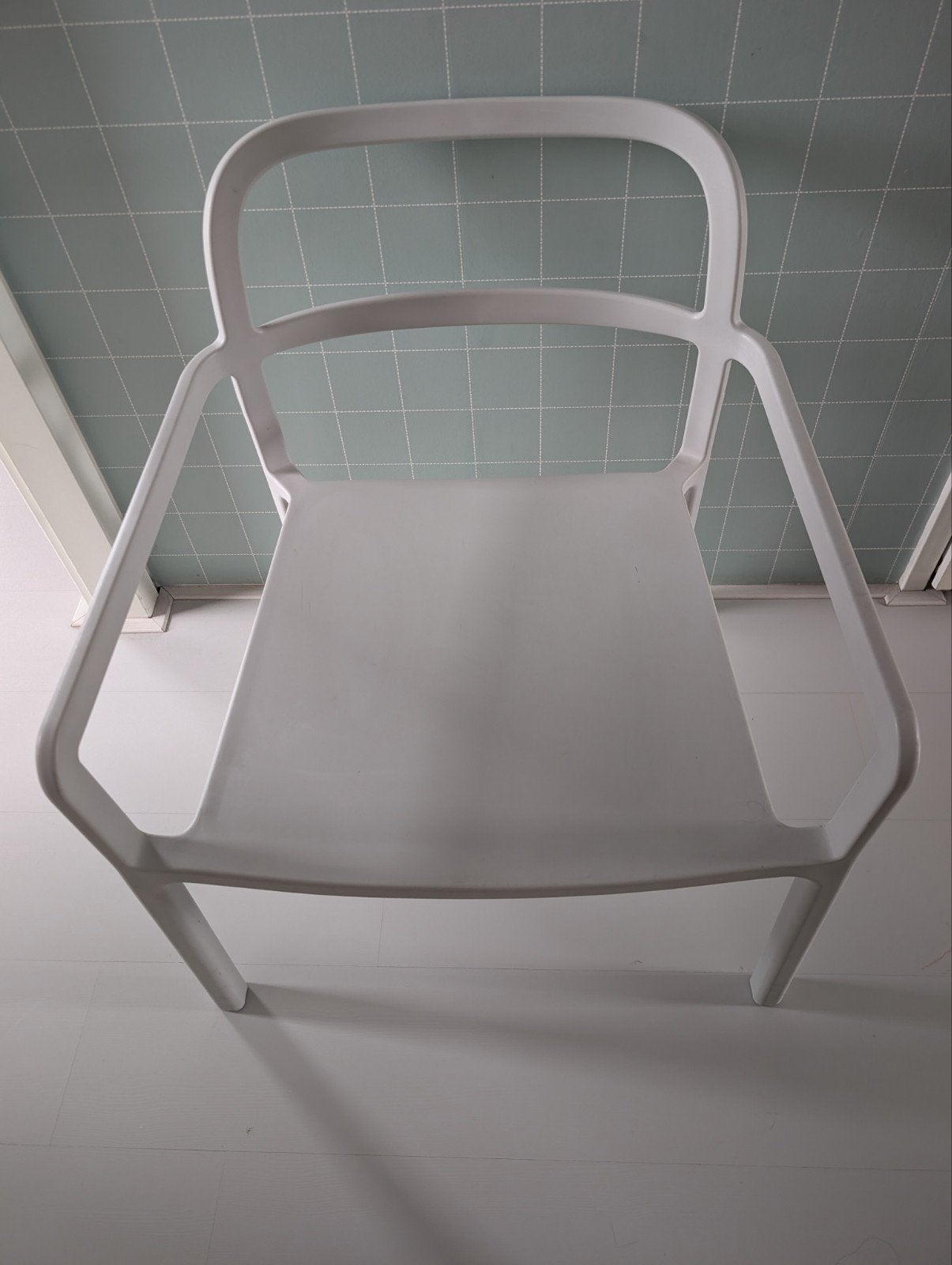 IKEA YPPERLIG armstoel (binnen/buiten) - HAY design, Ophalen, Kunststof, Modern, Scandinavisch, Minimalistisch, Zo goed als nieuw