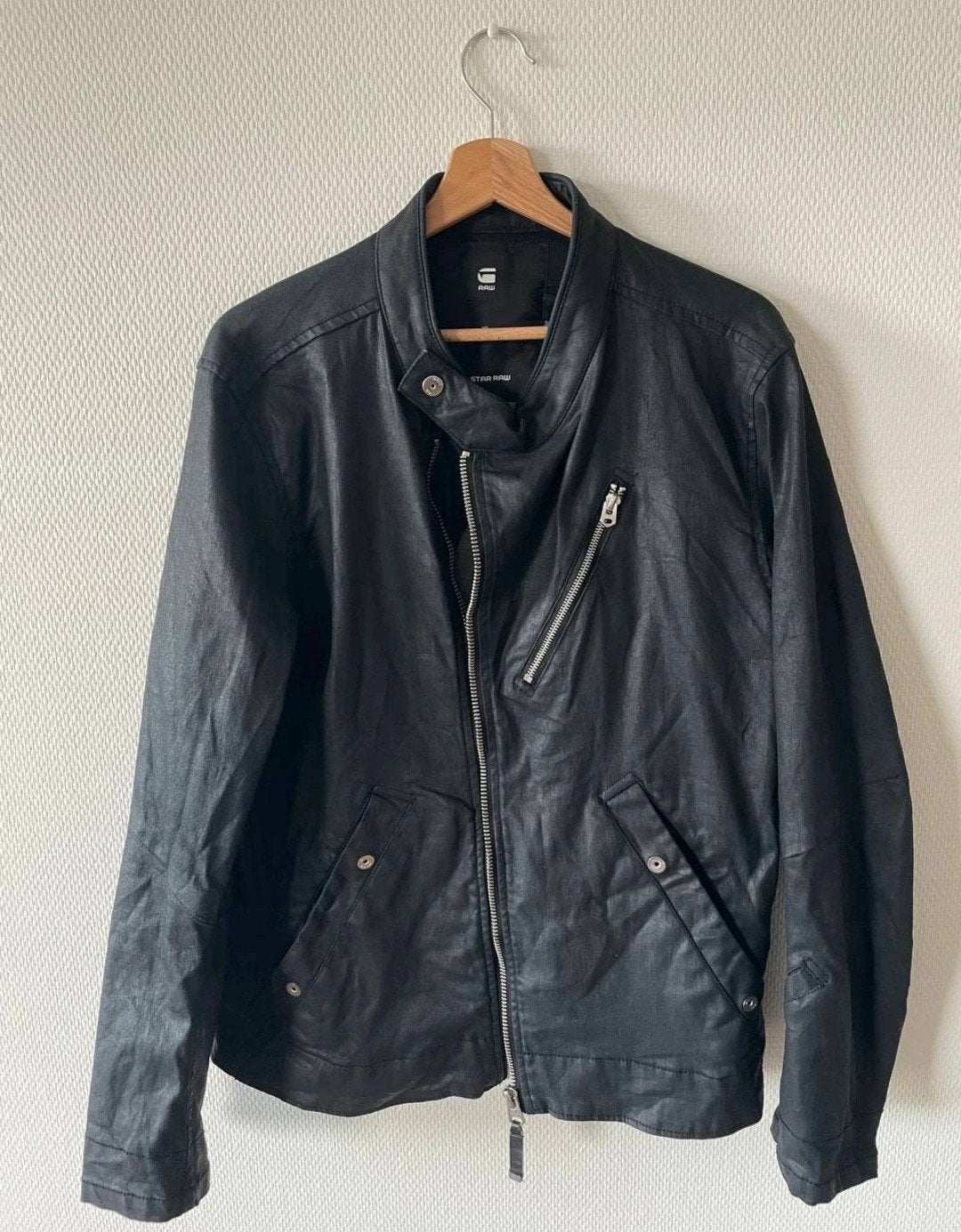G-Star RAW Zwarte Jas - Maat XL, Zwart, Maat 56/58 (XL), Ophalen of Verzenden, Gedragen