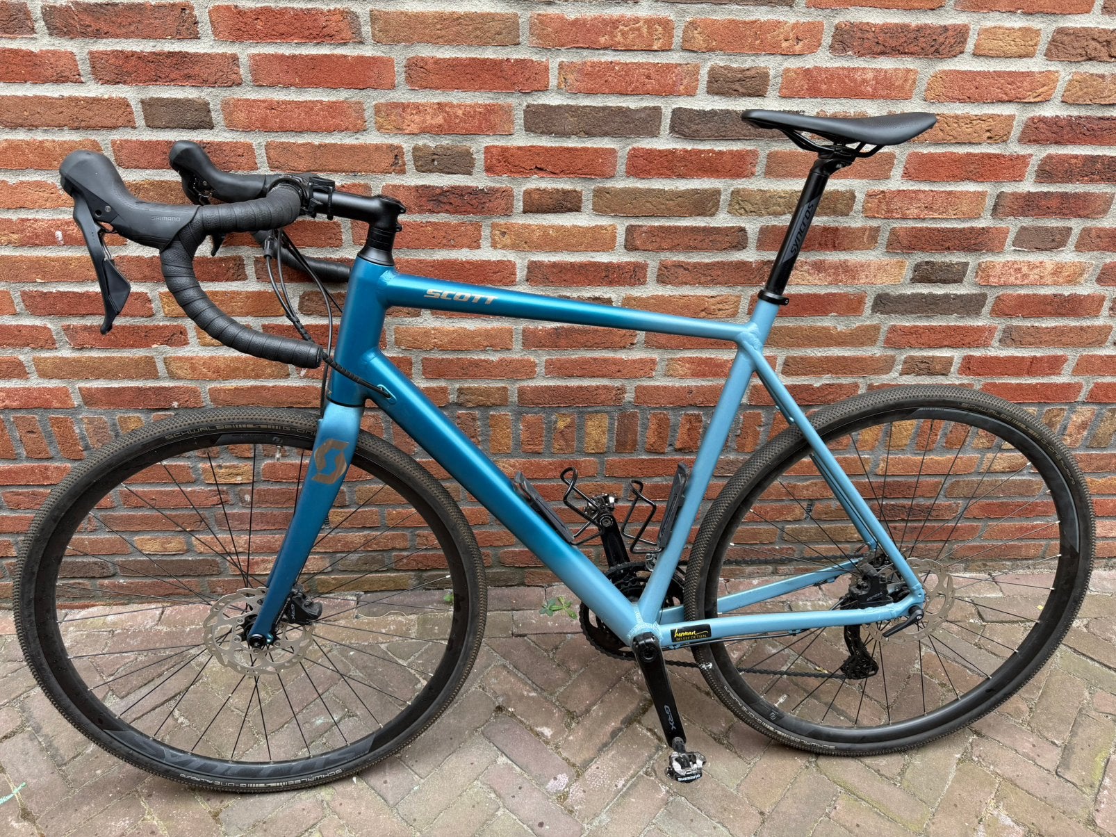 Scott Speedster Gravel 20 2021 – Blauw – 58 cm (XL), Zo goed als nieuw, 57 tot 61 cm, Meer dan 20 versnellingen, Ophalen