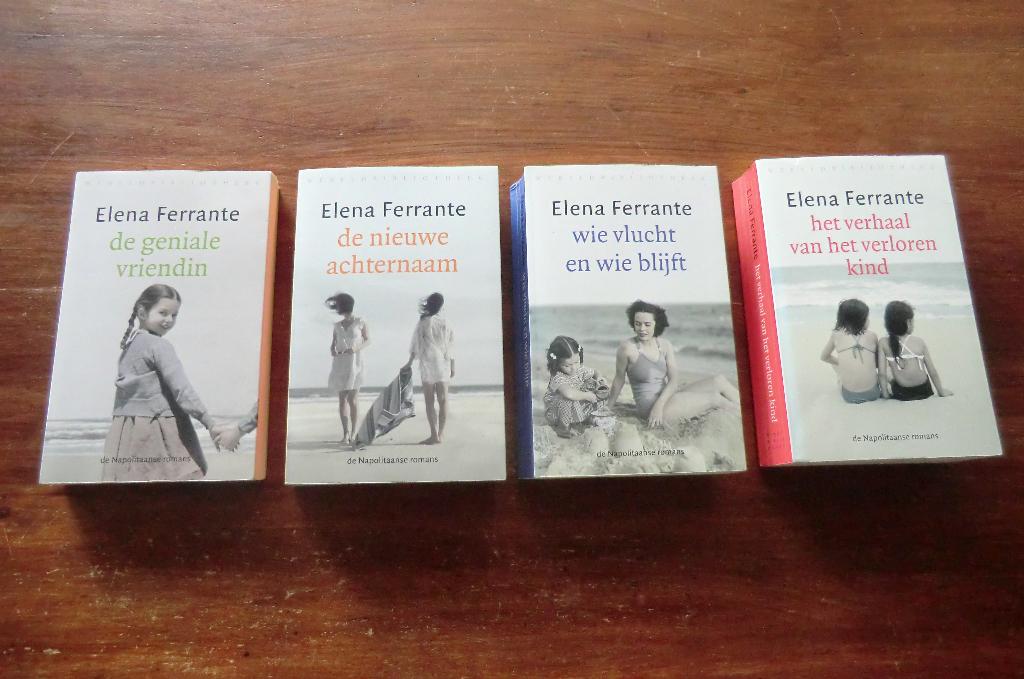 de 4 Napolitaanse romans van Elena Ferrante / Napels, Boeken, Romans, Gelezen, Europa overig, Ophalen of Verzenden