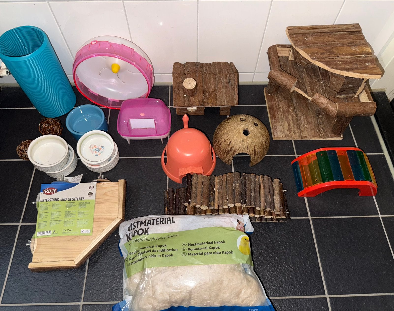 Hamster toebehoren en bodembedekking, Dieren en Toebehoren, Ophalen of Verzenden, Zo goed als nieuw
