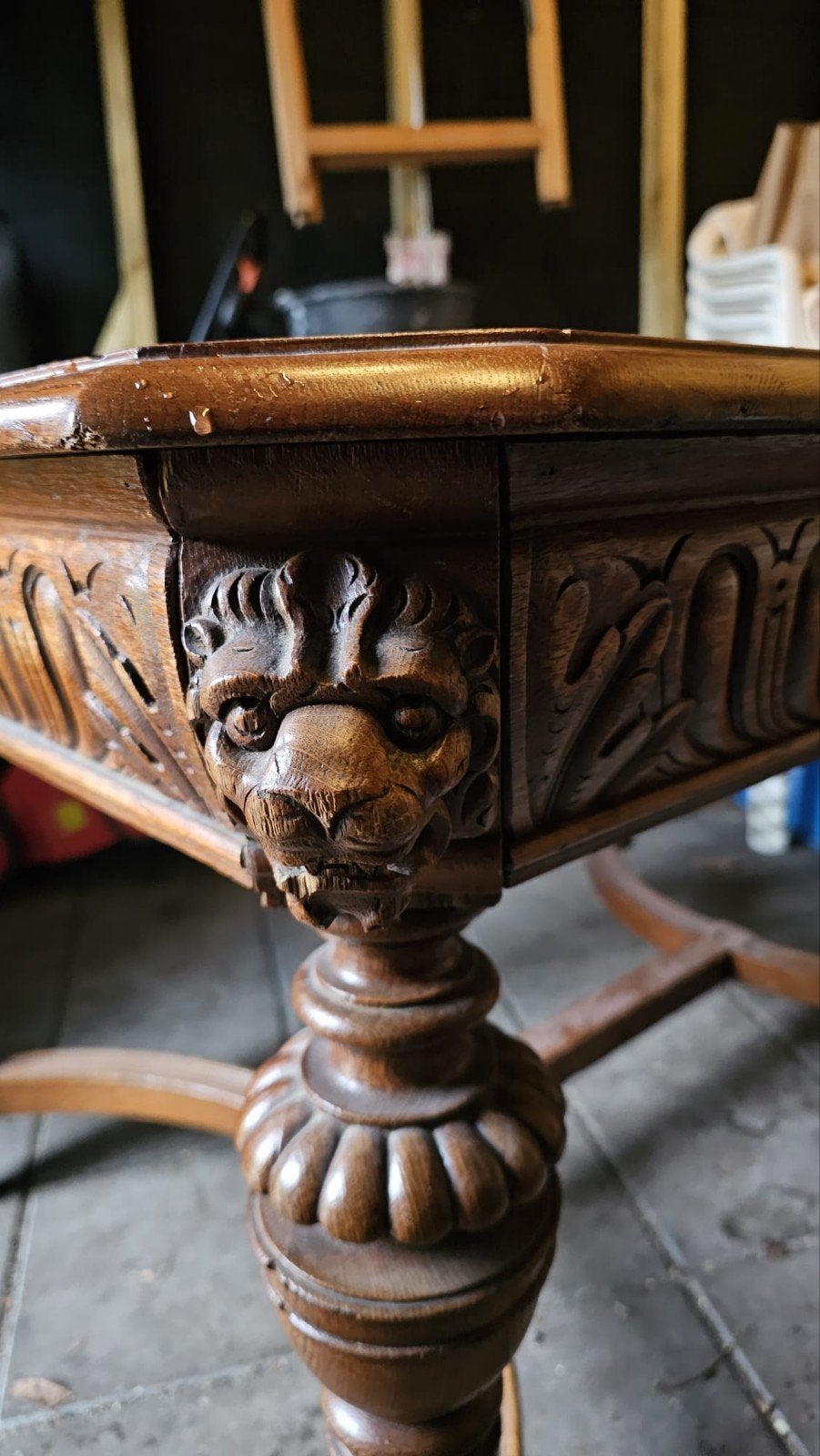 GRATIS Antieke Mechelse tafel, Ophalen