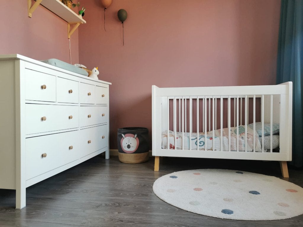 Bopita kinderbedje + IKEA HEMNES commode wit, 8 lades, Kinderen en Baby's, Ophalen, Gebruikt, Jongetje of Meisje