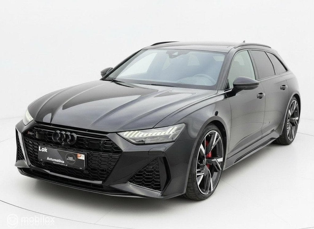 Audi RS6 Avant RS6 TFSI quattro PANO|HUD|360|KERAMISCH|B&O|, Auto's, Audi, Gebruikt, 600 pk, Leder, Vierwielaandrijving
