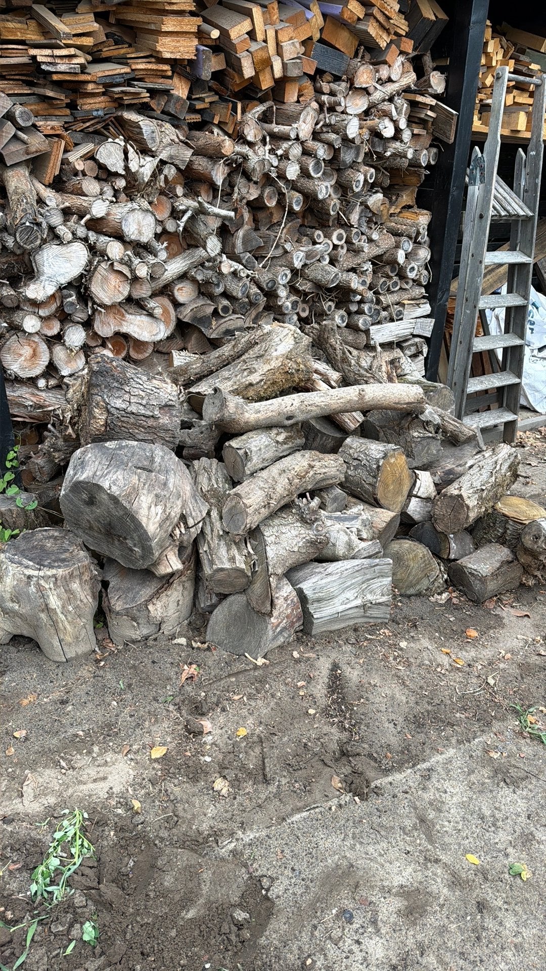 Kurkdroog blokken hout, Ophalen, Blokken