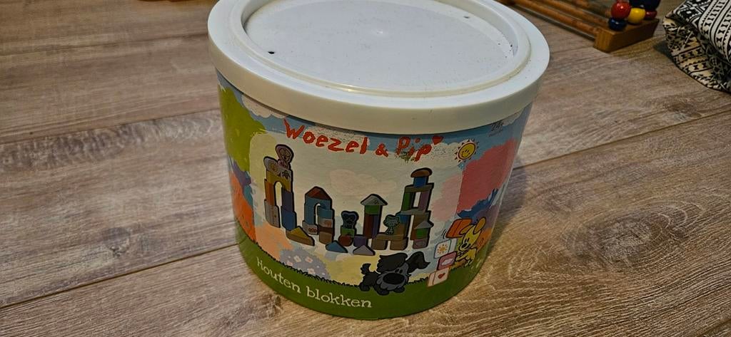 Woezel en Pip houten blokken, Ophalen of Verzenden