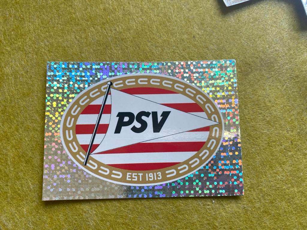 PSV Panini Sticker - Holografisch - Jumbo, Verzamelen, Stickers, Ophalen of Verzenden, Zo goed als nieuw, Sport